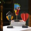 Творческий Европейский Стиль Ремесла Книжная Полка Телевизор Кронштейн Украшения Ручной Работы Скульптура Из Смолы Абстрактная Скульптура Украшение Домашнего Стола