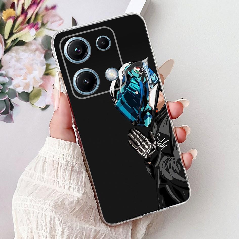 New Case For Xiaomi Redmi Note 14S Cover 2025 Popular Cartoon Astronaut Soft Silicone Clear Cover For Redmi Note14s 4G Shell New