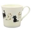 Mino Ware Mug Cup Approx. 9cm Microwave and Dishwasher Safe Neko Tamuro 131-1648