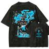 night in the woods Washed T-shirt 2026 New Model personality Clothes shirt Year round clothing Retro Loose Oversized Plus Size Unisex
