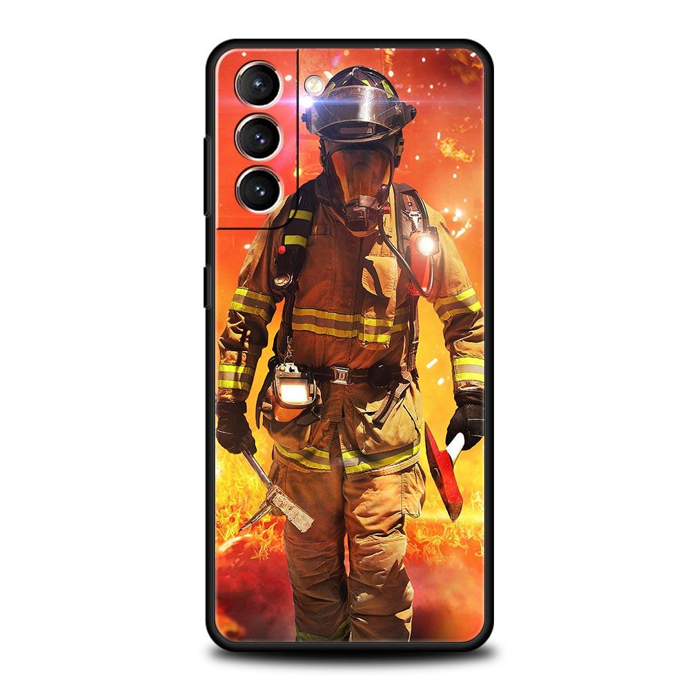 Чехол для телефона Firefighter Heroes Fireman для Samsung Galaxy S24 S23 S22 5G S20 Ultra S21 FE S10 S9 Plus S10E S8 Lite 20, мягкий чехол