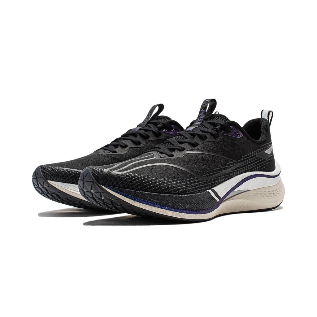 Li Ning Red Hare 7 Pro Амортизирующие Скользкие Легкие Низкие Повседневные Беговые Кроссовки Мужские Черные ARPU001-3