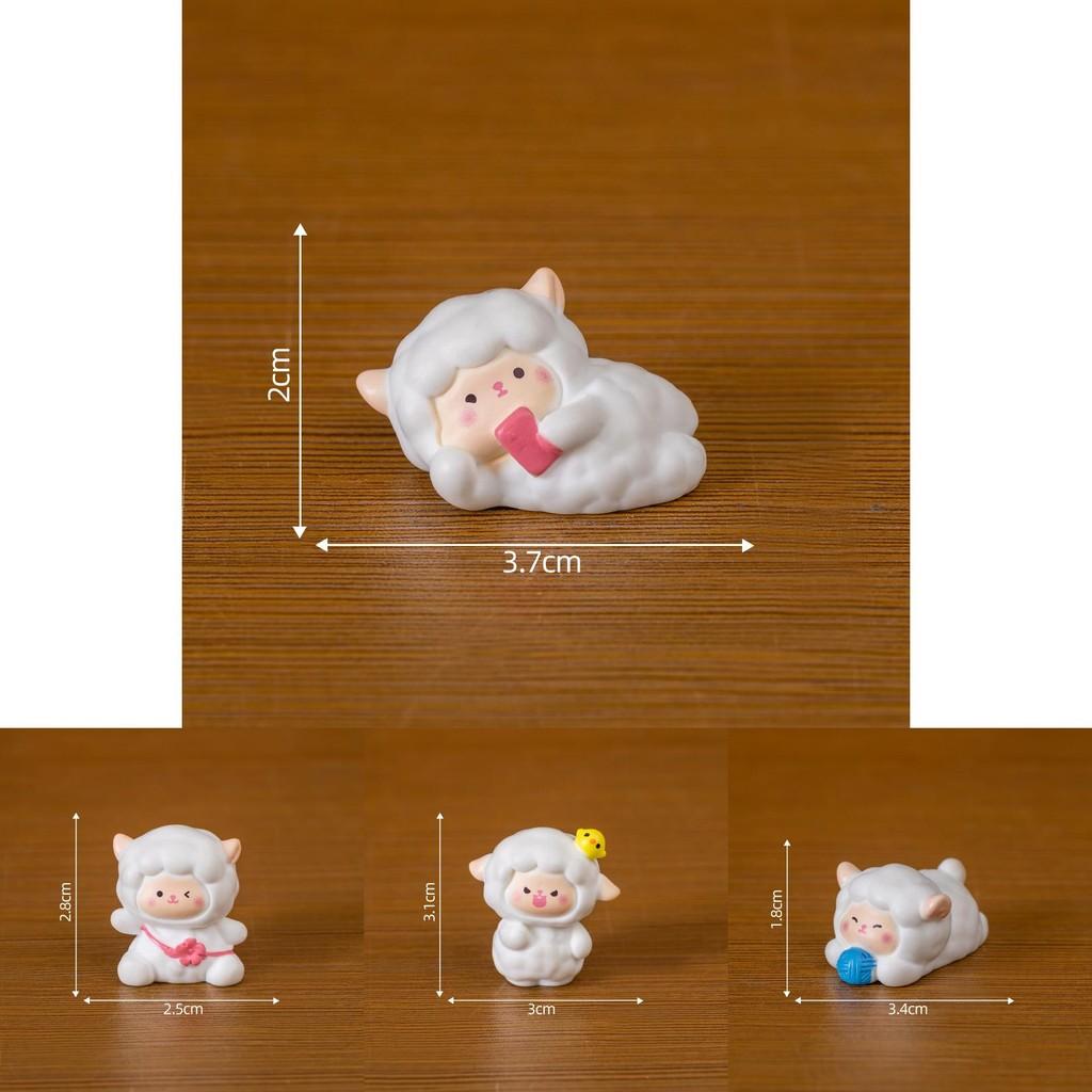 Creative Resin Sheep Collectibles Six Cute Designs For Fun Home And Garden Decor