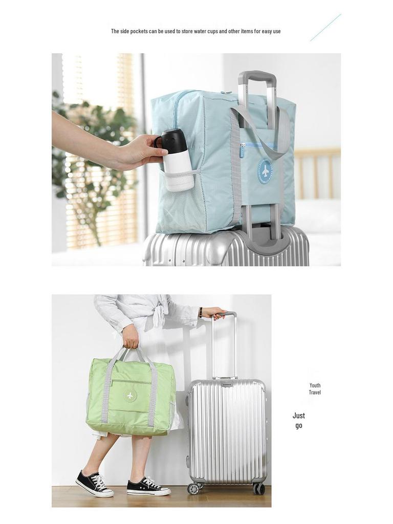 Женская складная дорожная сумка большой вместимости: Сумка для беременных, Портативное хранение с круглой этикеткой, Подходит для самолета.