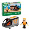 BRIO Power Travel Engine 36047, Wooden Rail Electric Train Locomotive, Ages 3 and Up