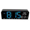 Digital Alarm Clock Large LED Display Desk Wall Clock with Temperature Date Week Display Adjustable