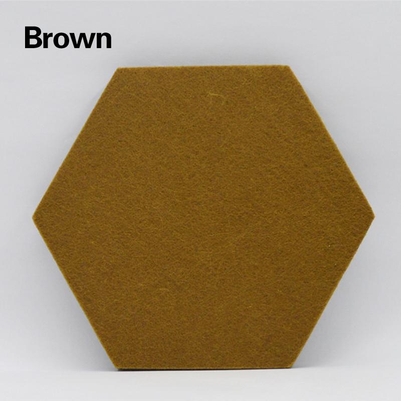 1 шт., пробковая доска для объявлений, фетровая наклейка на стену, декор для заметок, шестигранная булавка для домашнего уведомления, 14X12 см, тканевая самоклеящаяся детская