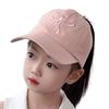 Детская уличная шляпа от солнца Хлопок Полиэстер Смесь Регулируемая застежка Отделка бантами 5 ярких цветов