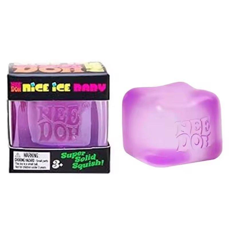 Needoh Nice Cube Сенсорный Снятие Стресса Игрушка-Фиджет для Тревоги и Концентрации Настольный Сенсорный Куб для Взрослых и Детей