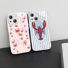 Милые Морские Жители, Крабы, Лобстеры Закаленное Стекло Для Iphone 14 13 12 11 Pro Mini XS MAX 14Plus X XS XR Чехол