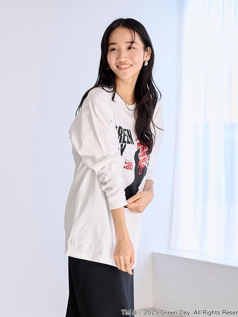 Cohen GREEN DAY/ROCK STANLEY Футболка с длинным рукавом Custom 76206020538 0370 КИПЕЛЬНО-БЕЛЫЙ(03) L