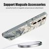 Магнитный Чехол Для Magsafe Для Samsung Galaxy S26 Ultra S25 Edge S24 Plus S23 FE S22 A54 A55 A56 5G Аниме Пейзаж Поезд Рисунок Матовый Чехол