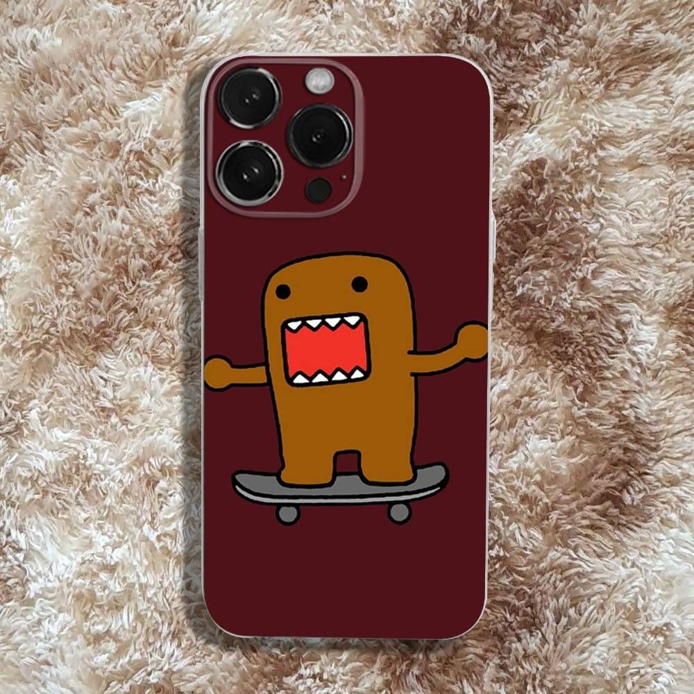 Мультяшный чехол для телефона D-Domos K-Kun для iPhone 16,15,14,13,12,11 Pro,Max,Plus,X,XS,XR,SE4,E Mini Прозрачный мягкий чехол