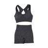Sports Fitness Yoga Clothing Set Breathable Elastic Shorts Women's Beauty Back Bra Yoga Pants