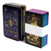 Wondering Spirit Tarot 78pcs In a Tin Metal Box Gold-plated Edge Tarot Cards For Divination Tarot Deck Beautiful Package