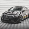 Maxton Style Front Bumper Lip Spoiler Splitter Diffuser For Mercedes Benz CLA Class C118 CLA45 AMG 2019-2024+ Bodykits Tuning