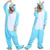 Colorful Rainbow Unicorn Kigurumi Homewear Nightgown With Shoes Women Men Pajama Costume Sleepwear Party Clothes Overalls for Adult Animal Cosplay