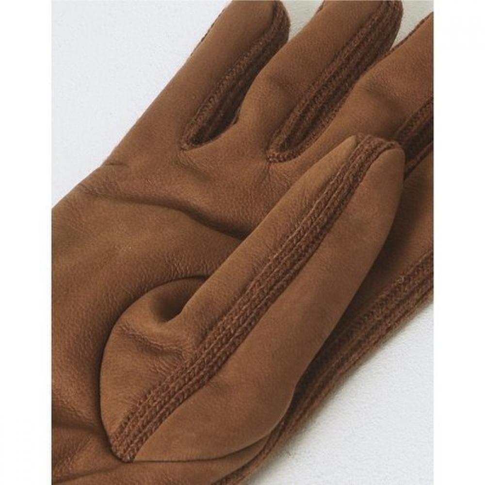 DakS Men S Camel Goat Leather Suede gloveS Dcgv4f170cm