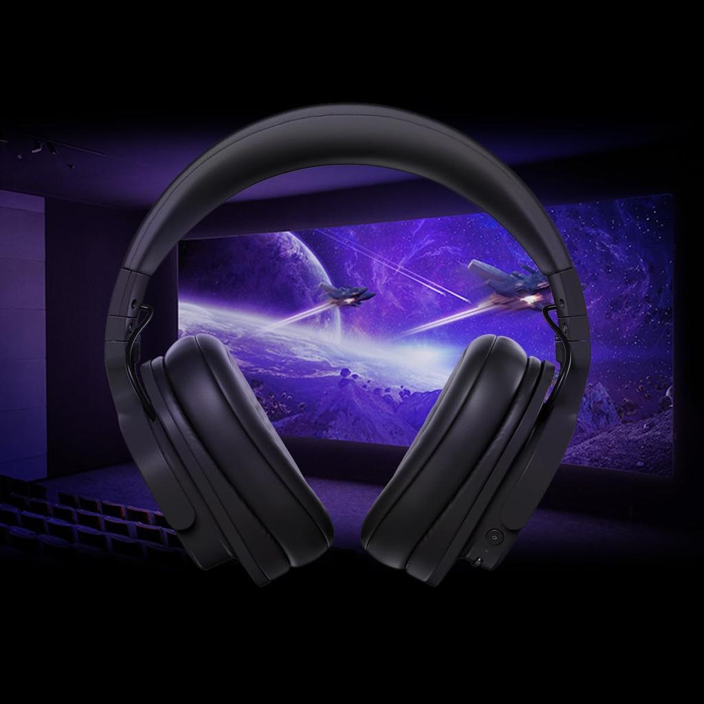 YAMAHA YH-L500A(В) Беспроводные наушники Игровой режим, Функция защиты слуха, Многоточечное подключение и Поддержка проводного подключения, Черные