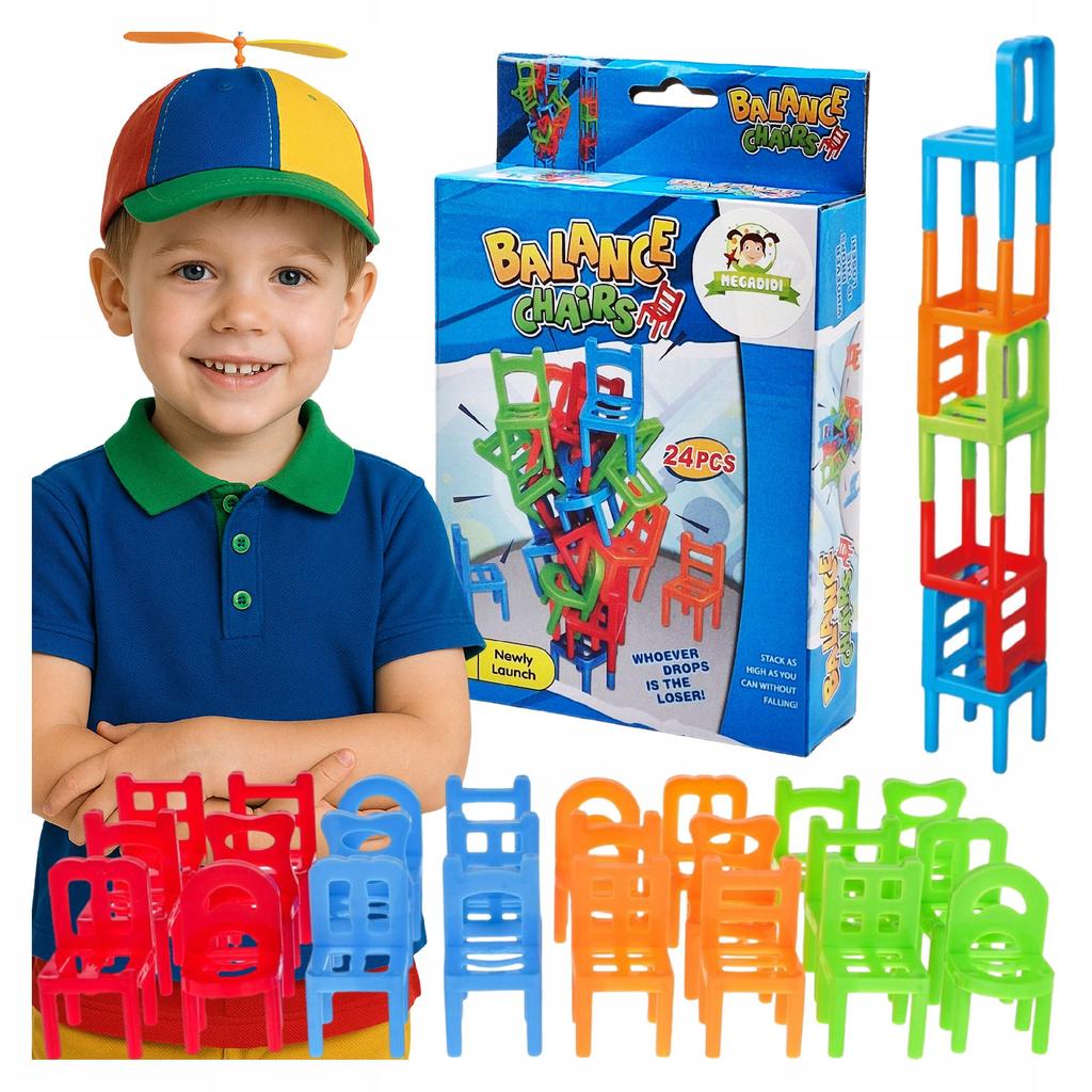 Family ARCY GAME Falling CHAIRS hot chairs COLORFUL