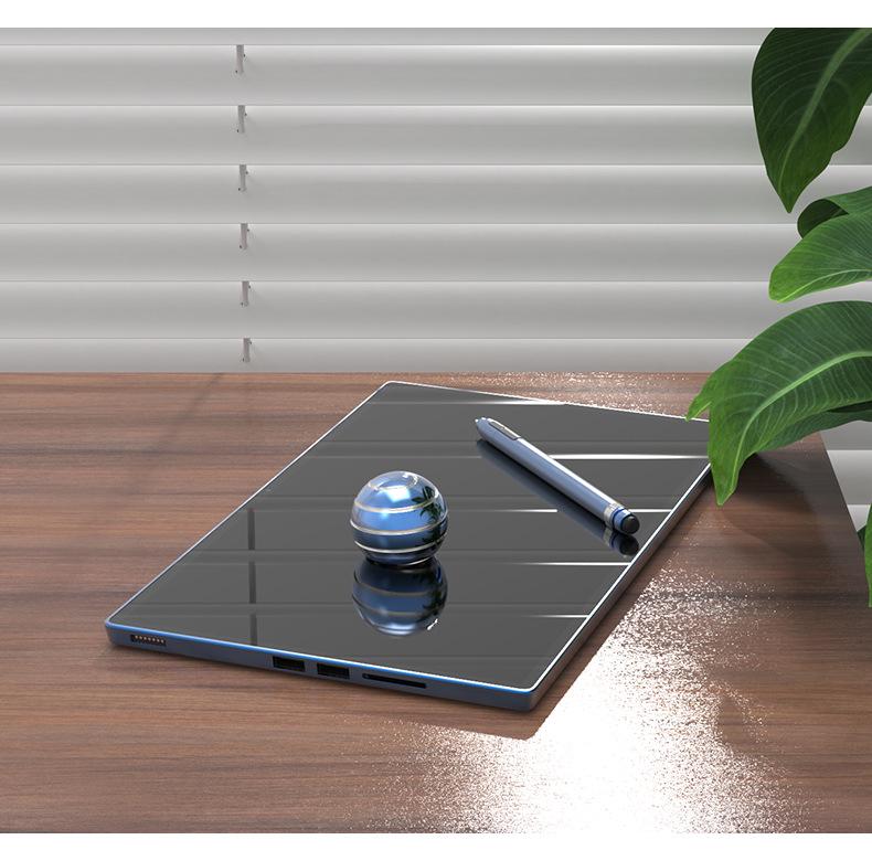 Silver Line Rotating Desktop Gyroscope: High-Gloss Spin & Decompression Toy