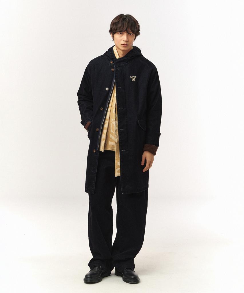 Джинсовые брюки Seteo Velvet Wide Curved Индиго