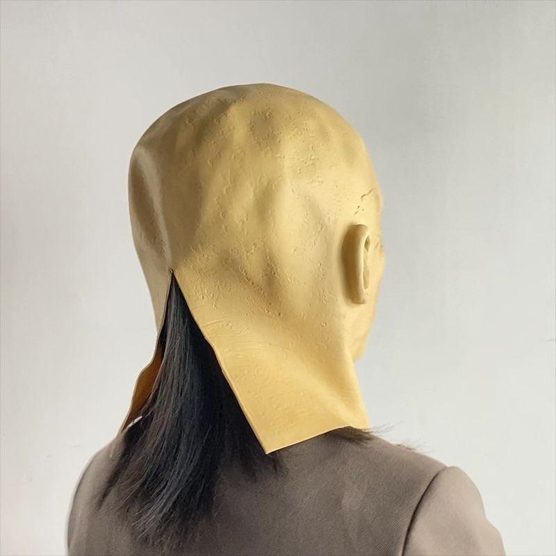 Easter bald old man, scary old man mask, Halloween costume, new movie and TV performance prop, party mask