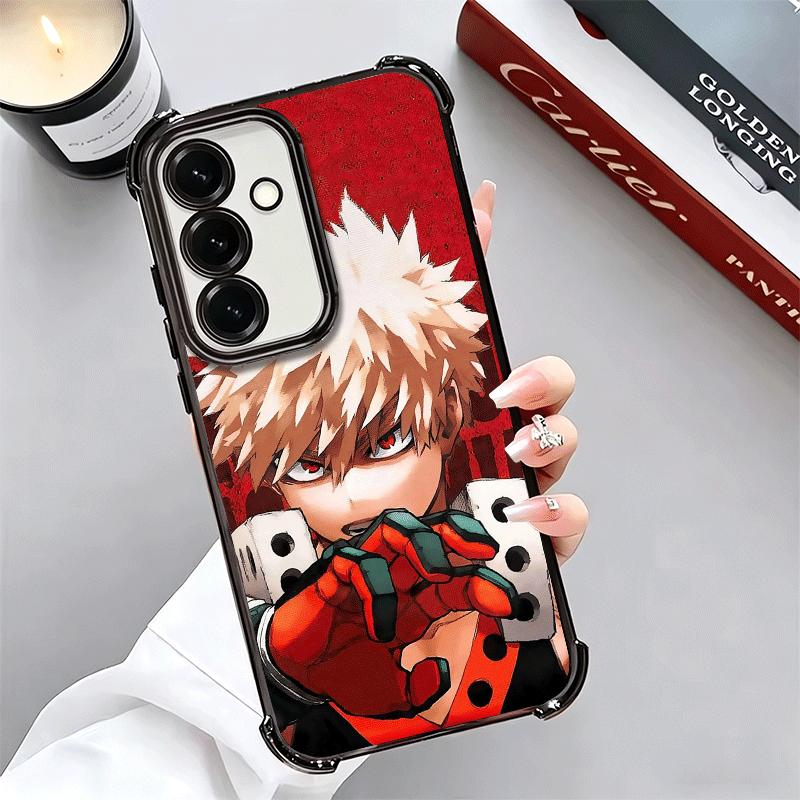 MHA Моя геройская академия Бакуго Кацуки Мягкий чехол для телефона для Samsung A17 A27 A07 A37 A57 A16 A56 A15 A55 A14 A54 A13 A53 A26 A36 A25 A35 A24
