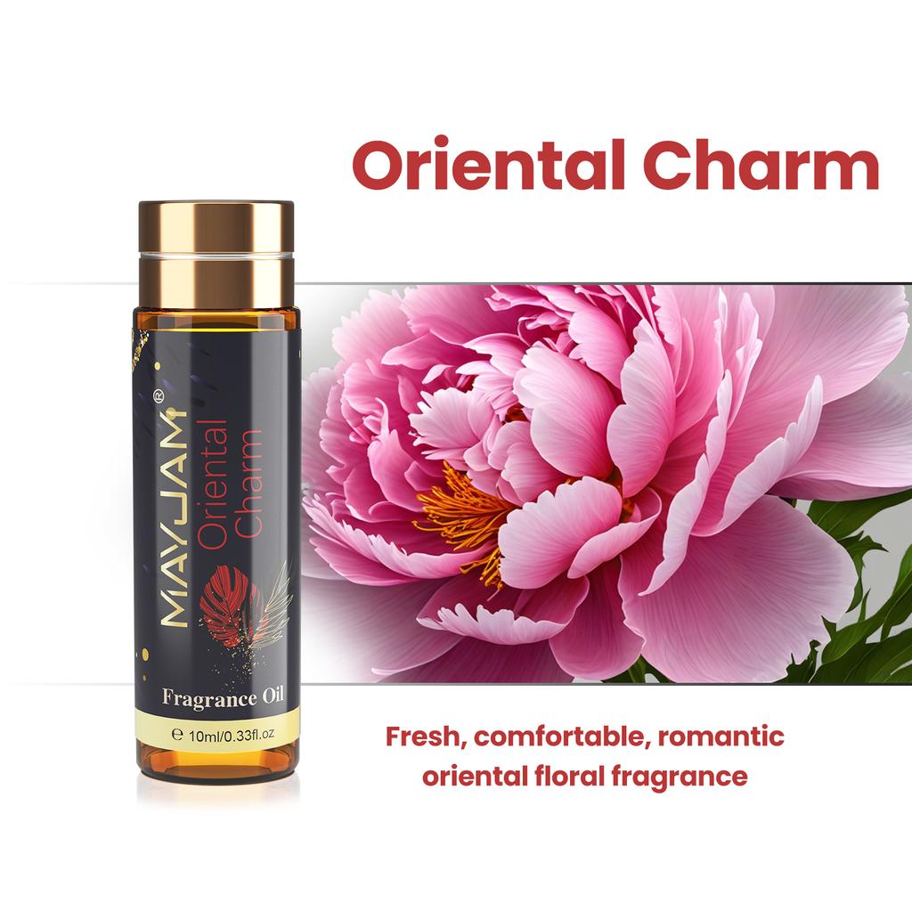 MAYJAM 10 мл/0,33 жидких унций Цветочные и фруктовые ароматические масла идеально подходят для изготовления мыльных свечей своими руками, диффузора для ароматерапии, ухода за кожей, массажа, ванны, релаксации