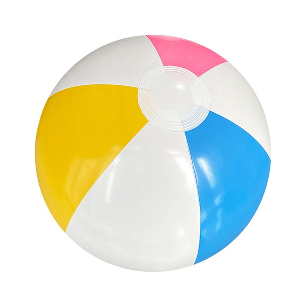 Colorful Water-Polo PVC Inflatable Beach Ball Kids Pool Party Toys Summer Water Fun Outdoor Activities Games