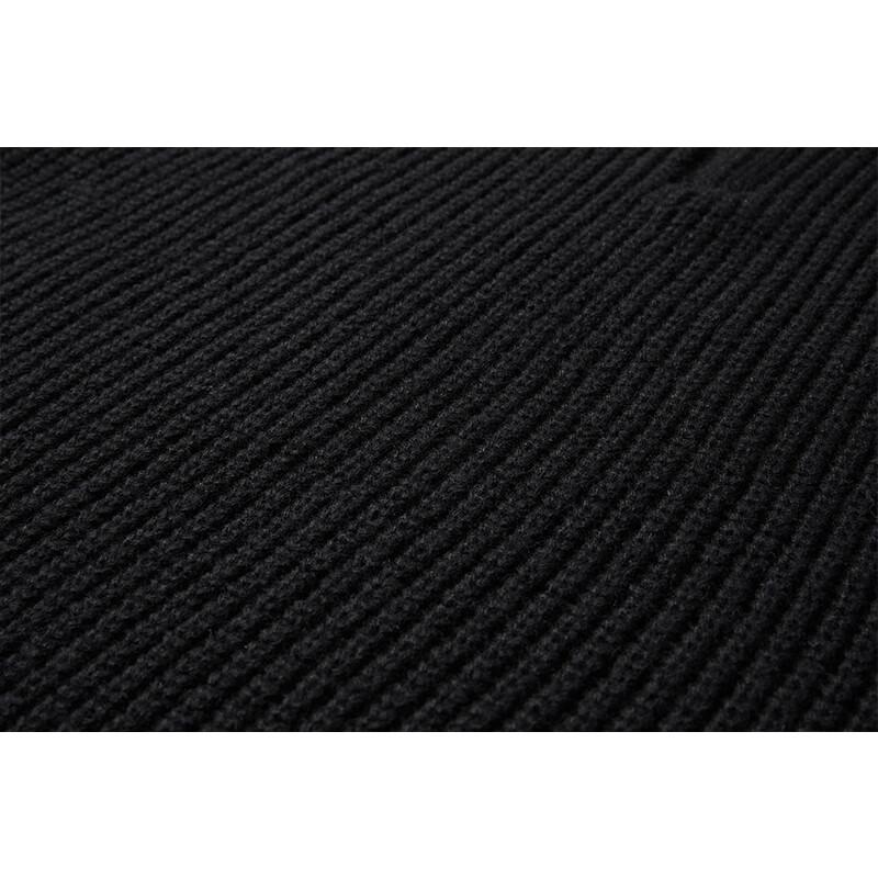 Мужской утолщенный вязаный пуловер с молнией до середины