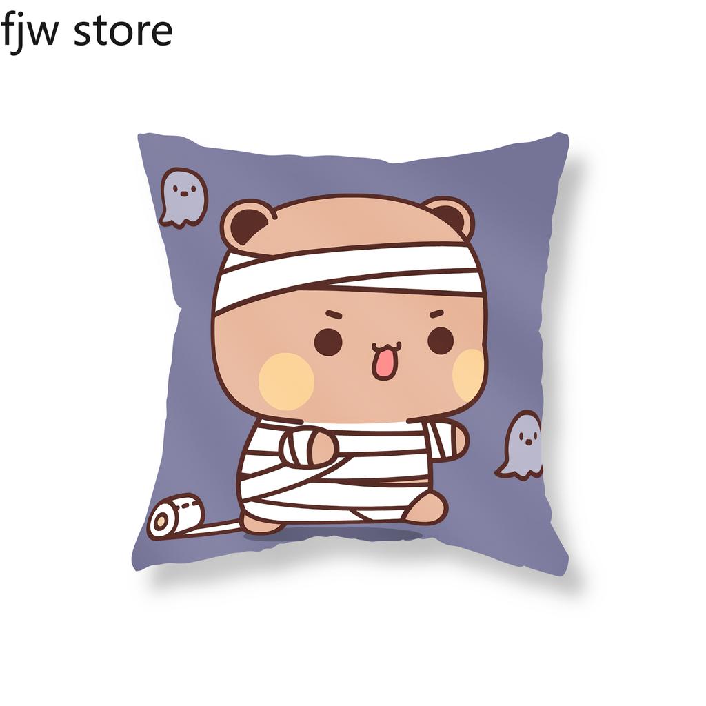 Halloween Decoration Throw Pillow Cover Cute Baby Panda Boob Cushion  Witch Vampire Pumpkin Party  Sofa Home