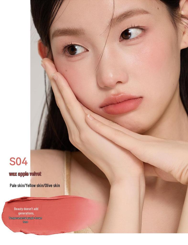 AZTK Матовая помада-мусс для губ с нелипкой текстурой - Телесный оттенок, Стойкая помада