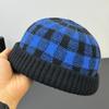 Thickened Knitted Beanie Hat Warm Brimless Knit Cap Retro Streetwear Docker Hat  Unisex
