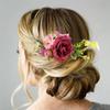 Свадебные хрустальные украшения для волос Цветочная расческа для волос Свадебные аксессуары для волос Расческа для волос с цветочными листьями