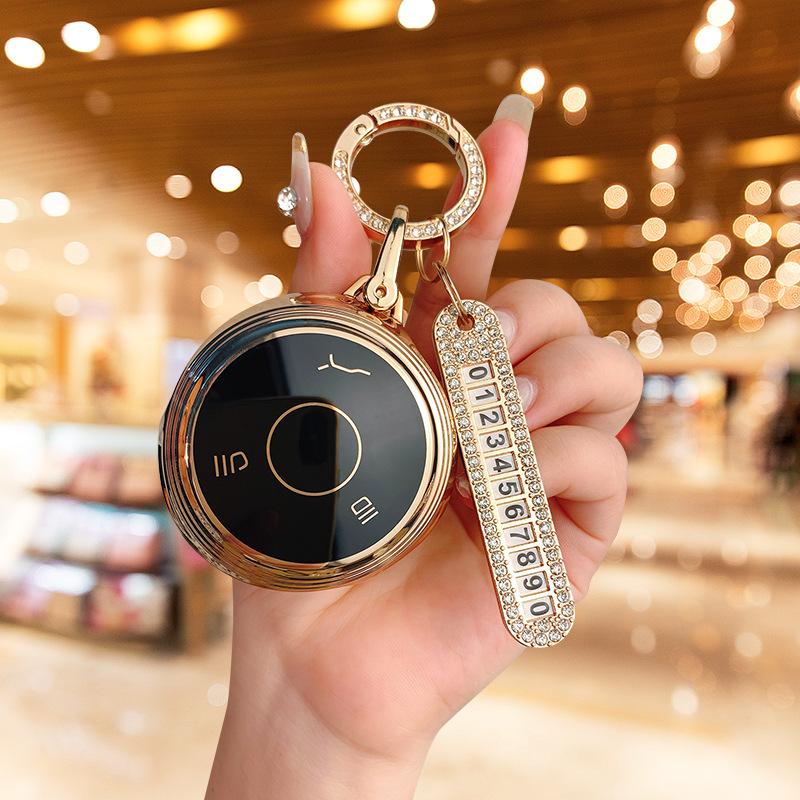 Подходит для автомобиля Nezha V, сумка для набора ключей Nezha U Pro, защита высокого класса, персонализированная пряжка против падения, корпус для новой энергии для мужчин и женщин