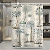 Bathroom Thickened Waterproof Curtain Mildew Proof Shower Curtain Shower Partition Curtain Shower Curtain Bathroom Curtain Free Perforation