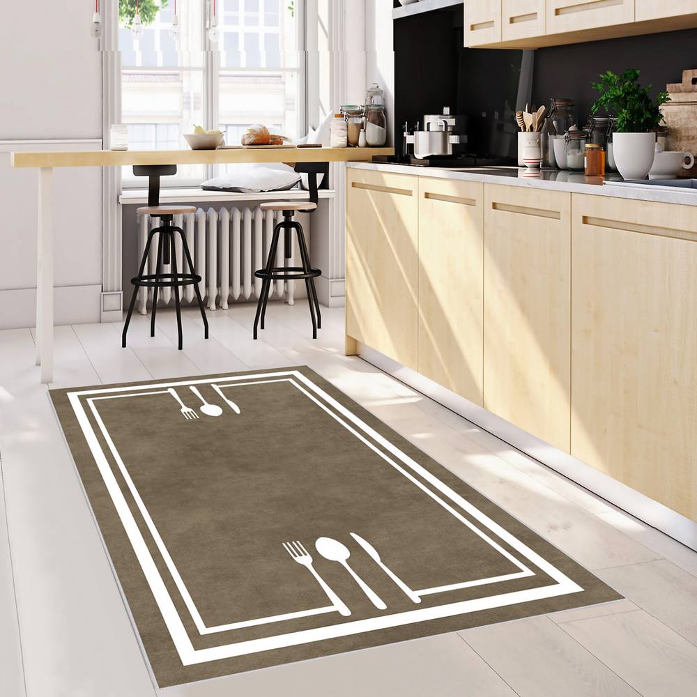 Rovigo Home Printed Washable Kitchen Carpet RVGHOME2114-SM362