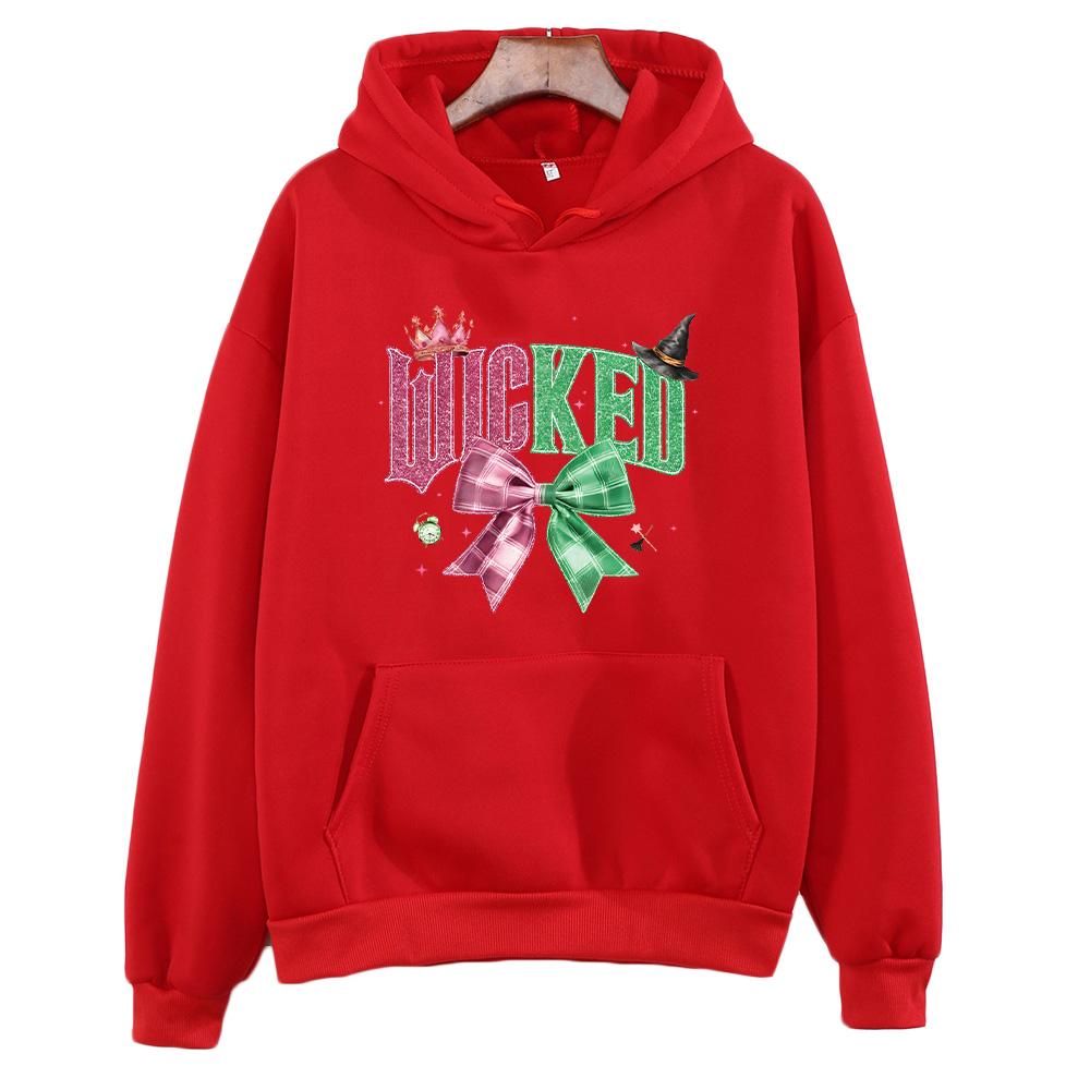Худи Wicked for Good Худи для фанатов мюзикла Wicked Подарок на День святого Валентина Худи Мода Женская Мужская Эстетичная Осенне-зимняя Толстовка