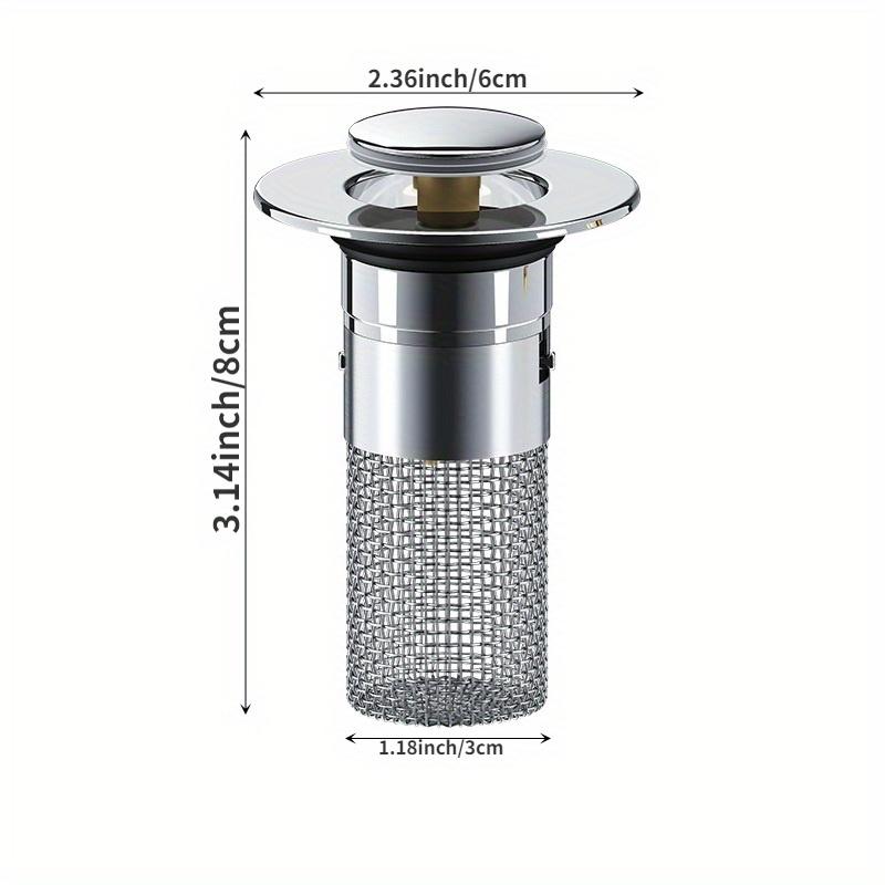 Многофункциональный сливной фильтр для пола, всплывающая пробка для слива раковины с отскоком, ловушка для волос, сито для раковины для душа, аксессуар для ванной комнаты