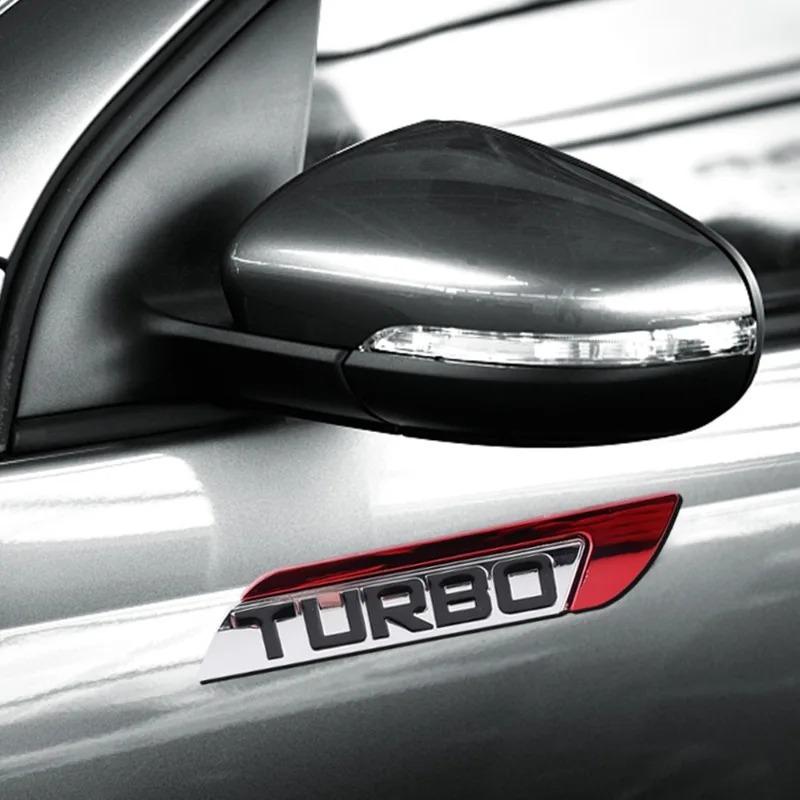 TURBO 3D металлическая эмблема значок для кузова автомобиля универсальный внешний стиль автомобиля эмблема наклейки декоративные наклейки