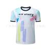 Unisex Badminton Sport Set Short Sleeve T-Shirt Pants Casual Athletic Outfit Tennis Gym Running