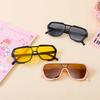 Oversized Stylish Sunshade Eywear Sunglasses for Children Uv400 Vintage Square Frame Eyeglasses Gafas De Sol Polarized Goggles