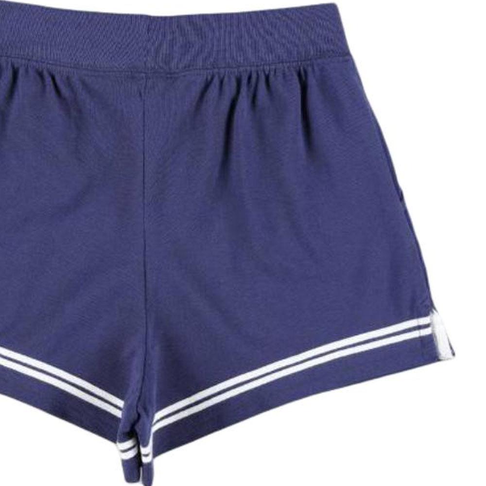 Шорты с логотипом и полосками Polo Ralph Lauren на шнурке Детские шорты Синий 965196-001