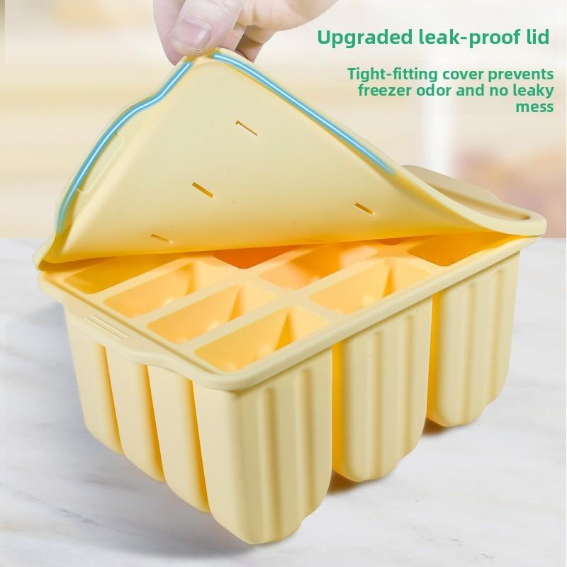 Silicone Ice Pop Molds 12 Cavity With Lid For Homemade Frozen Treats