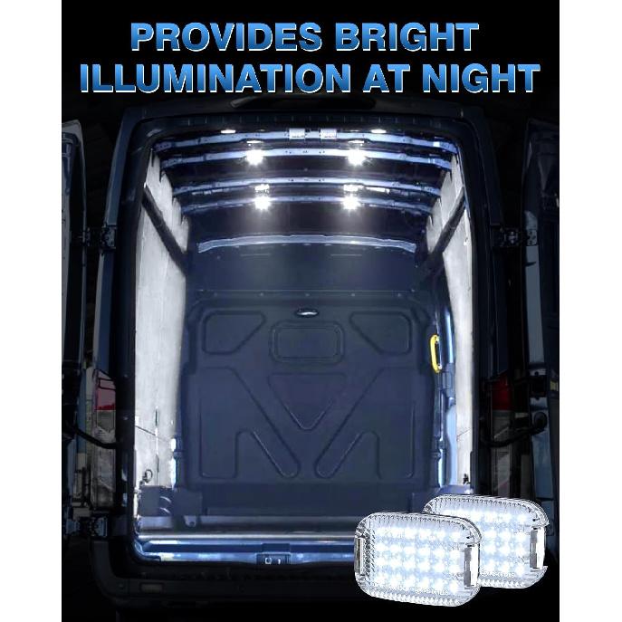TOP-MAX 2 Плафона салонного освещения для Ford Transit 150 250 350 350 HD Van 2014-2024
