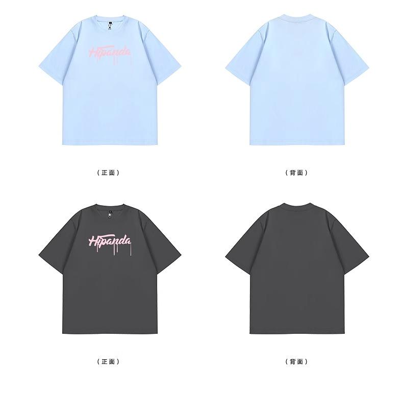 HIPANDA Handsome Couple Style Pure Cotton Short-Sleeved T-Shirt