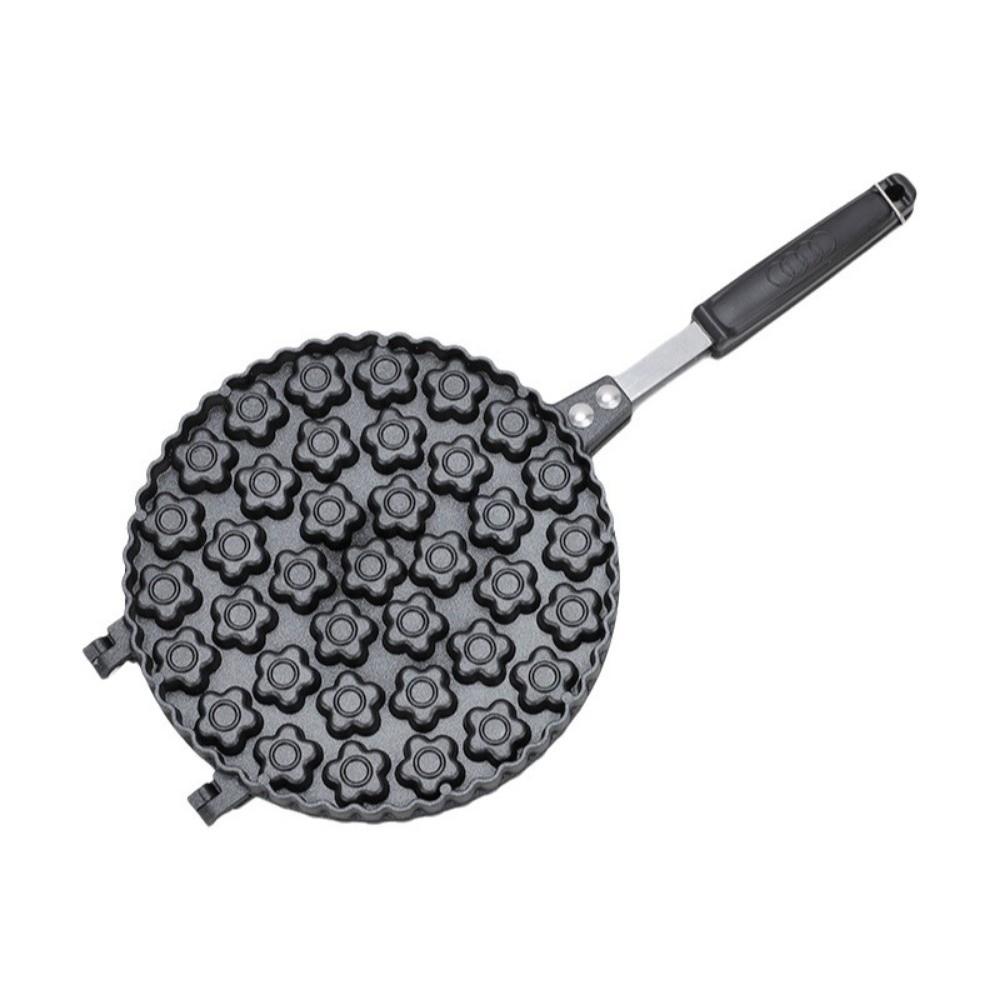 Long Handle Bubble Waffle Maker 19/37 Holes Ice Cream Cone Maker Baking Accessories