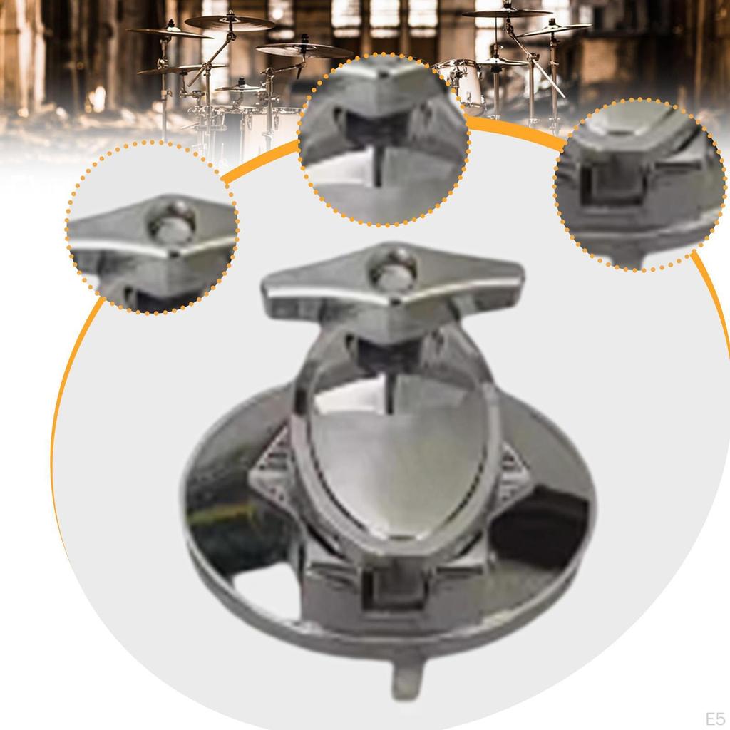 Кронштейн для крепления барабана, простая в установке профессиональная опорная пластина для бас-тома джазовая сменная металлическая ножка