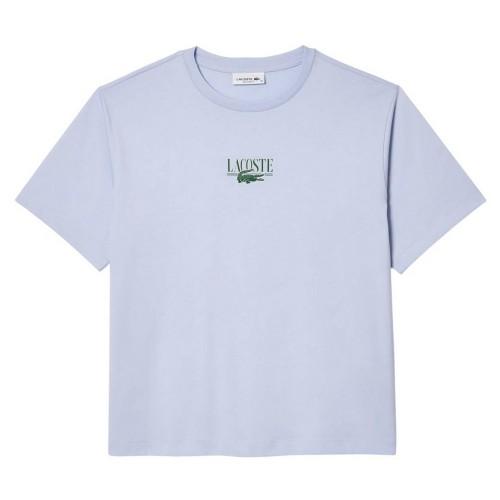 Lacoste Womens/Ladies Printed Cotton Relaxed Fit T-Shirt